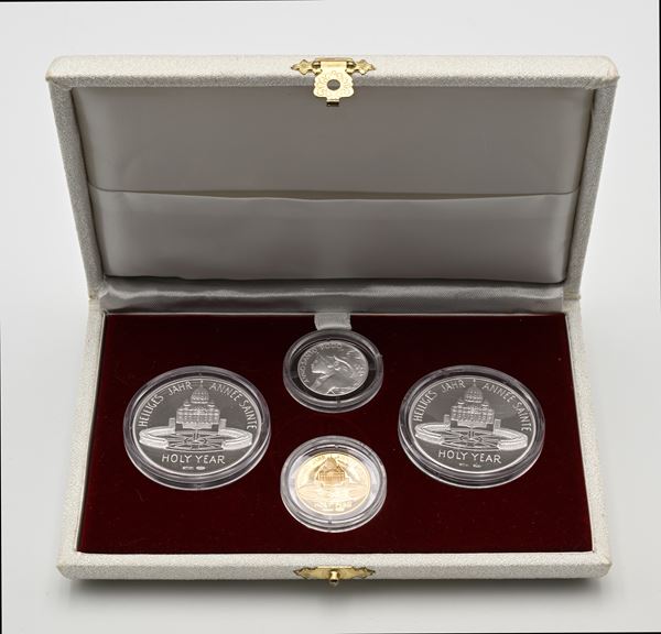 Serie di 4 medaglie non ufficiali per l'Anno Santo 2000