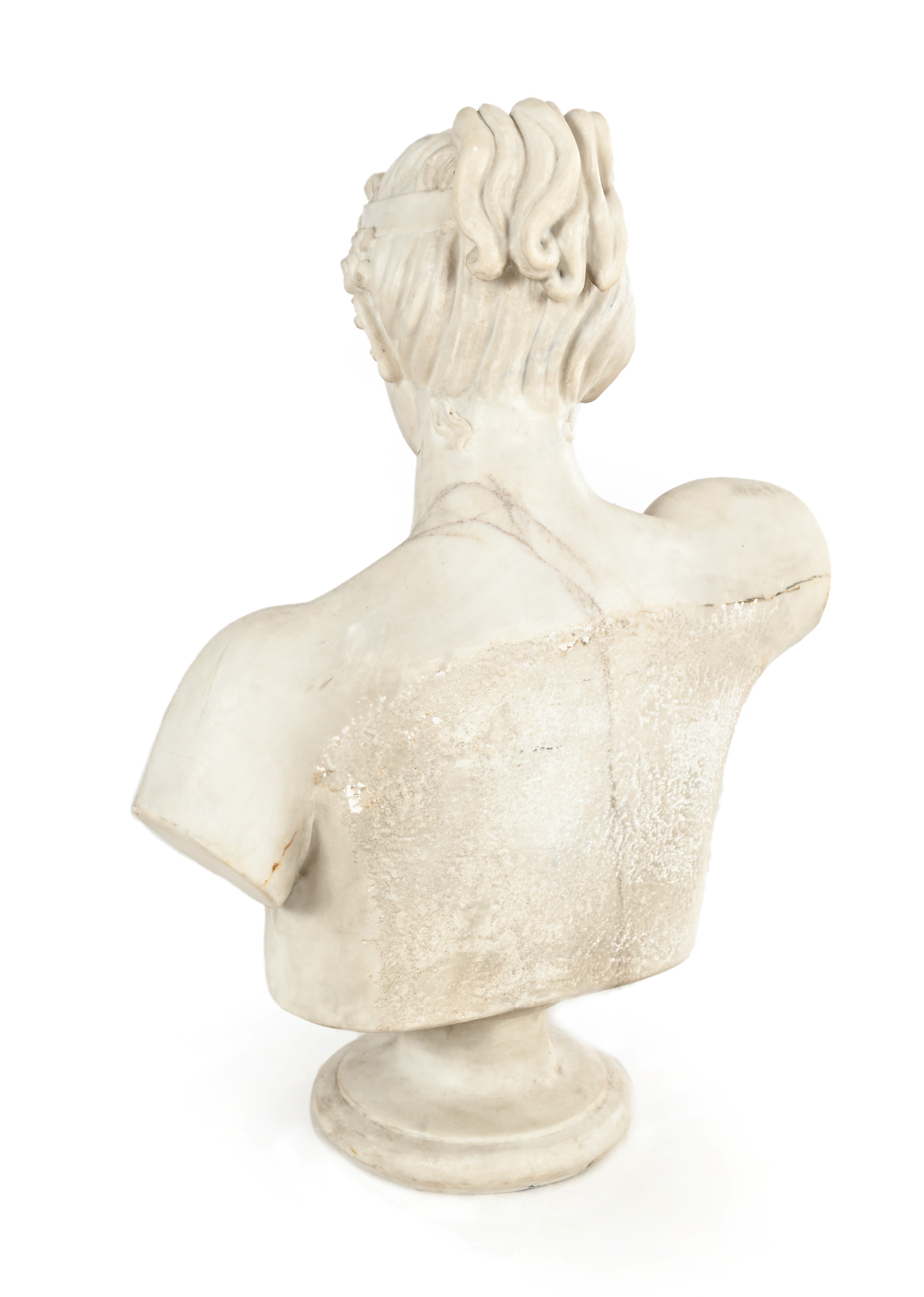 Busto di Diana, marmo bianco, XIX secolo