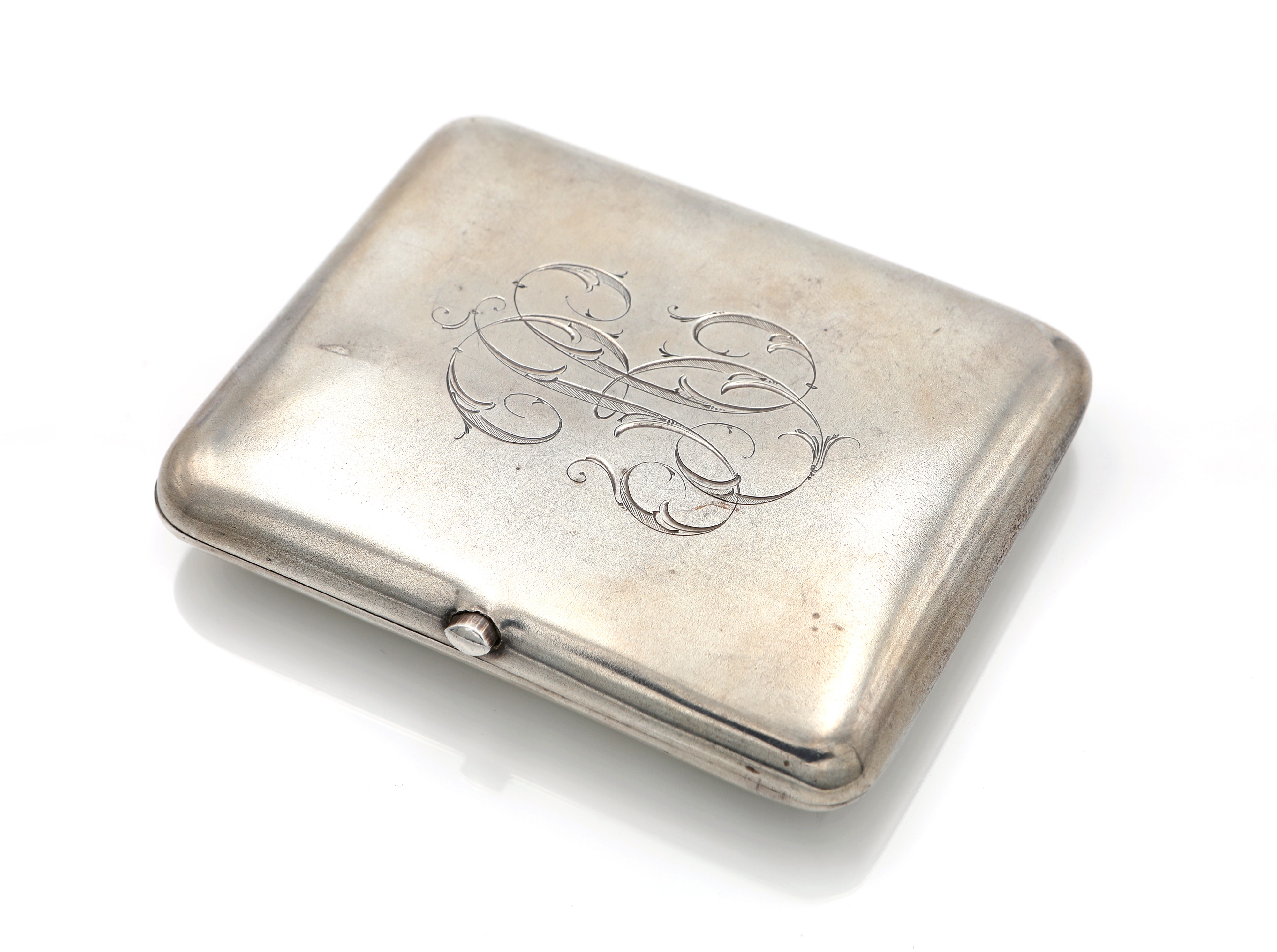 Portasigarette in argento, Russia, fine XIX/inizi XX secolo