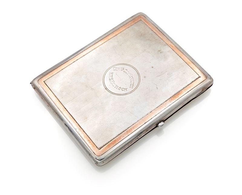 Portasigarette in argento, Chester 1831