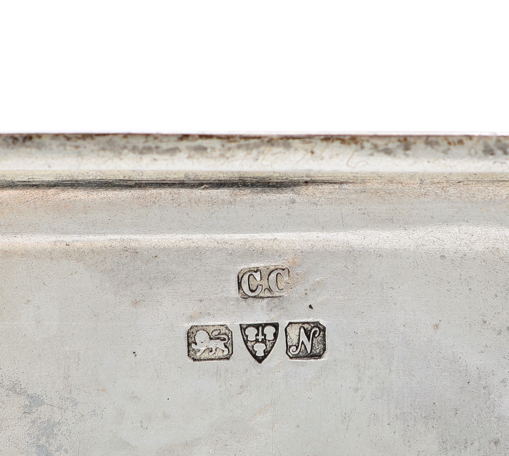 Portasigarette in argento, Chester 1831