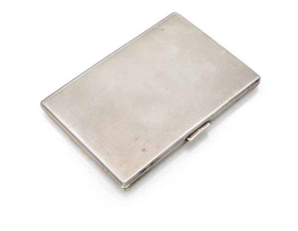 Portasigarette in argento, Birmingham 1936