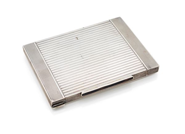 Portasigarette in argento 800/000, Italia