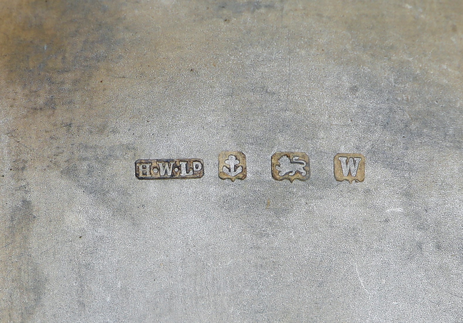 Piccolo portasigarette da tasca in argento, Birmingham 1921