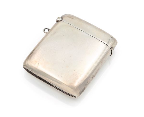 Portafiammiferi in argento, Birmingham 1934