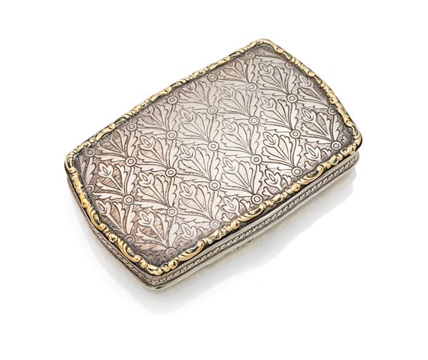 Tabacchiera in argento 800/000 con dedica autografa di Gabriele d'Annunzio