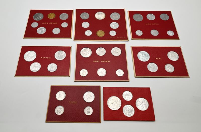 8 Serie 1947-1958 Pio XII Città del Vaticano