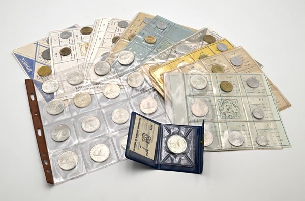 Repubblica Italiana Serie 1968-1969-1970-1980; 16 monete da 500 Lire 1958 (2), 1959, 1960, 1961, Centenario, 1964, 1965, Dante, 1966, 1967, 1968, 1969, 1970, Marconi 1974 (2), 1.000 Lire 1970