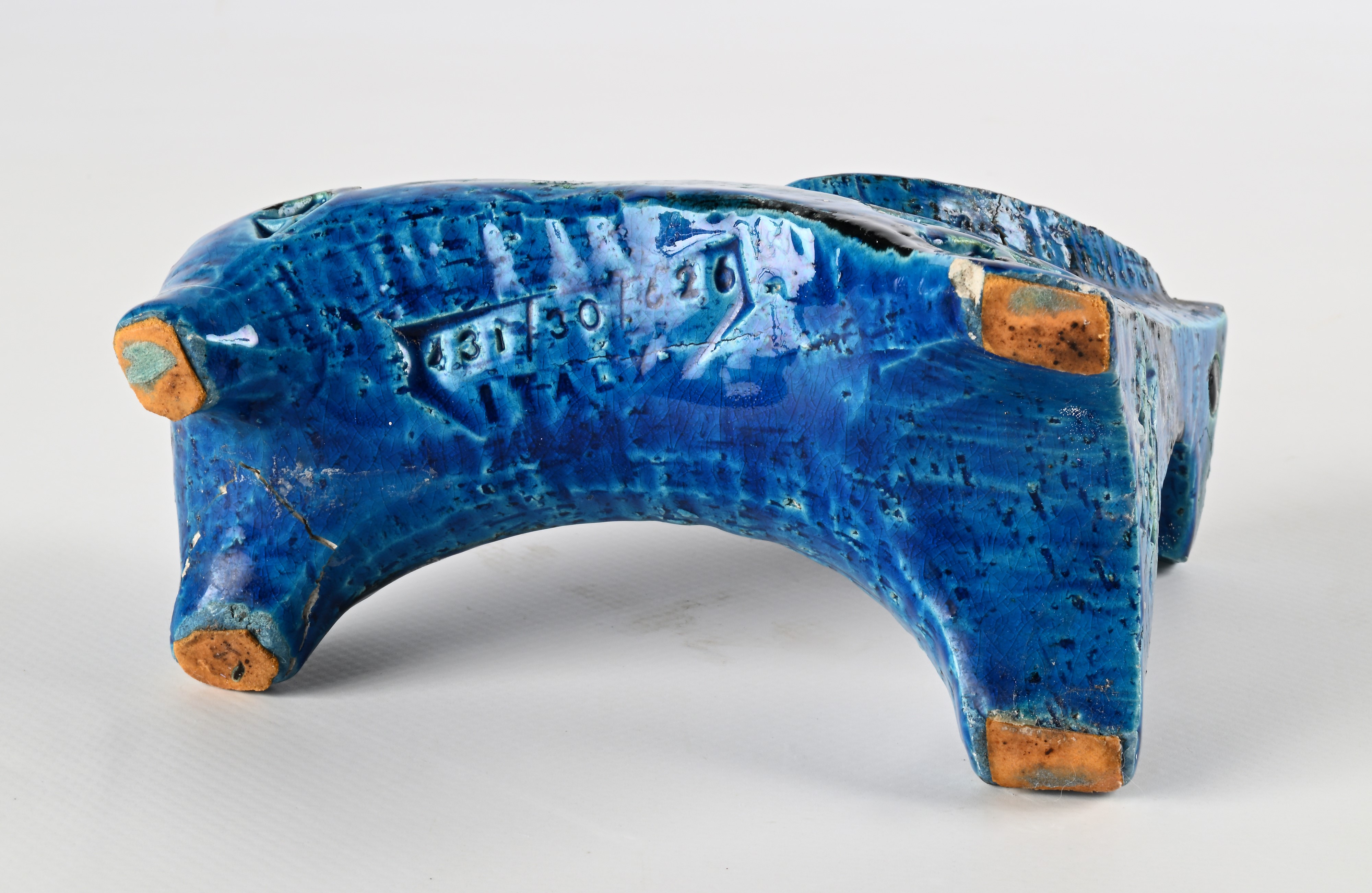 Aldo Londi - Cavallino dalla Serie Rimini Blu, Bitossi Ceramiche