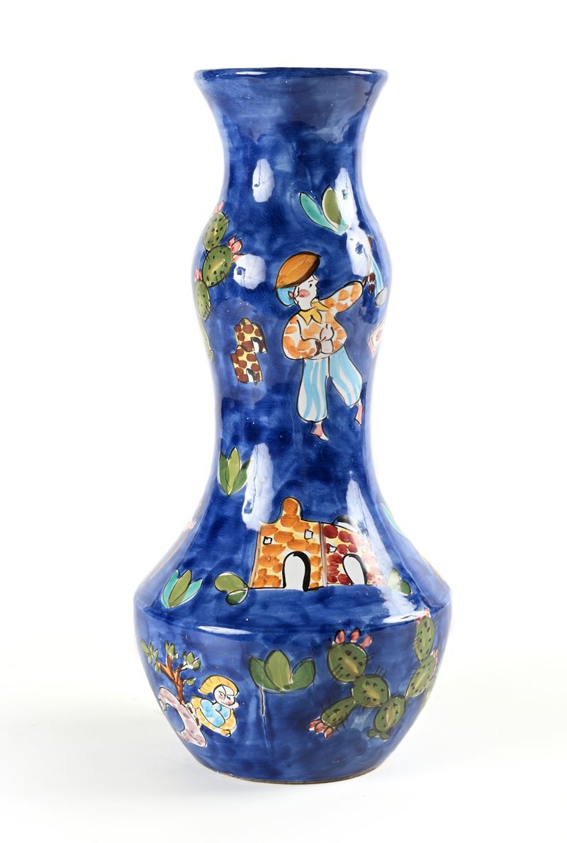 Vaso in Ceramica, Avallone Vietri sul Mare