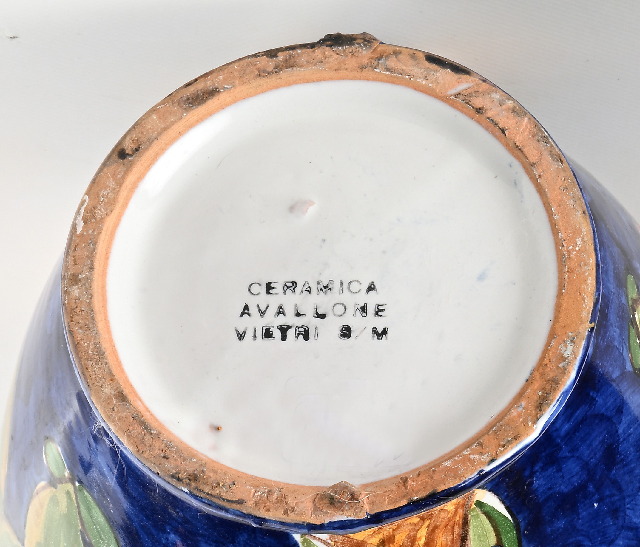 Lotto di Due Versatoi in Ceramica Smaltata, Avallone Vietri sul Mare