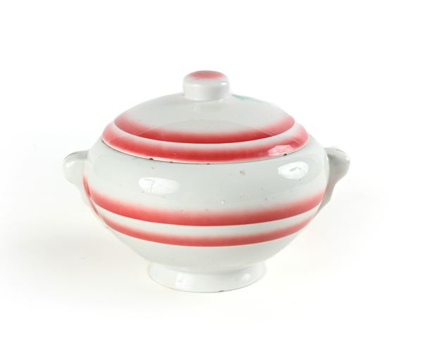 Zuppiera in ceramica, produzione Galvani Pordenone