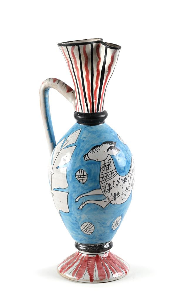 Francesco Avallone - Versatoio in ceramica smaltata, Avallone Vietri sul Mare