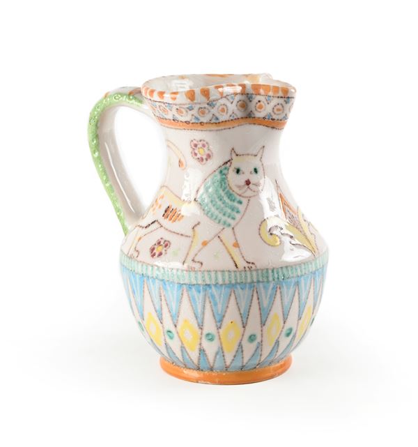 Vincenzo Pinto - Brocca in ceramica smaltata