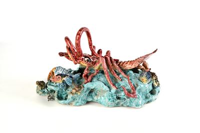 L'aragosta, Manifattura Ceramiche Avallone, Vietri sul Mare