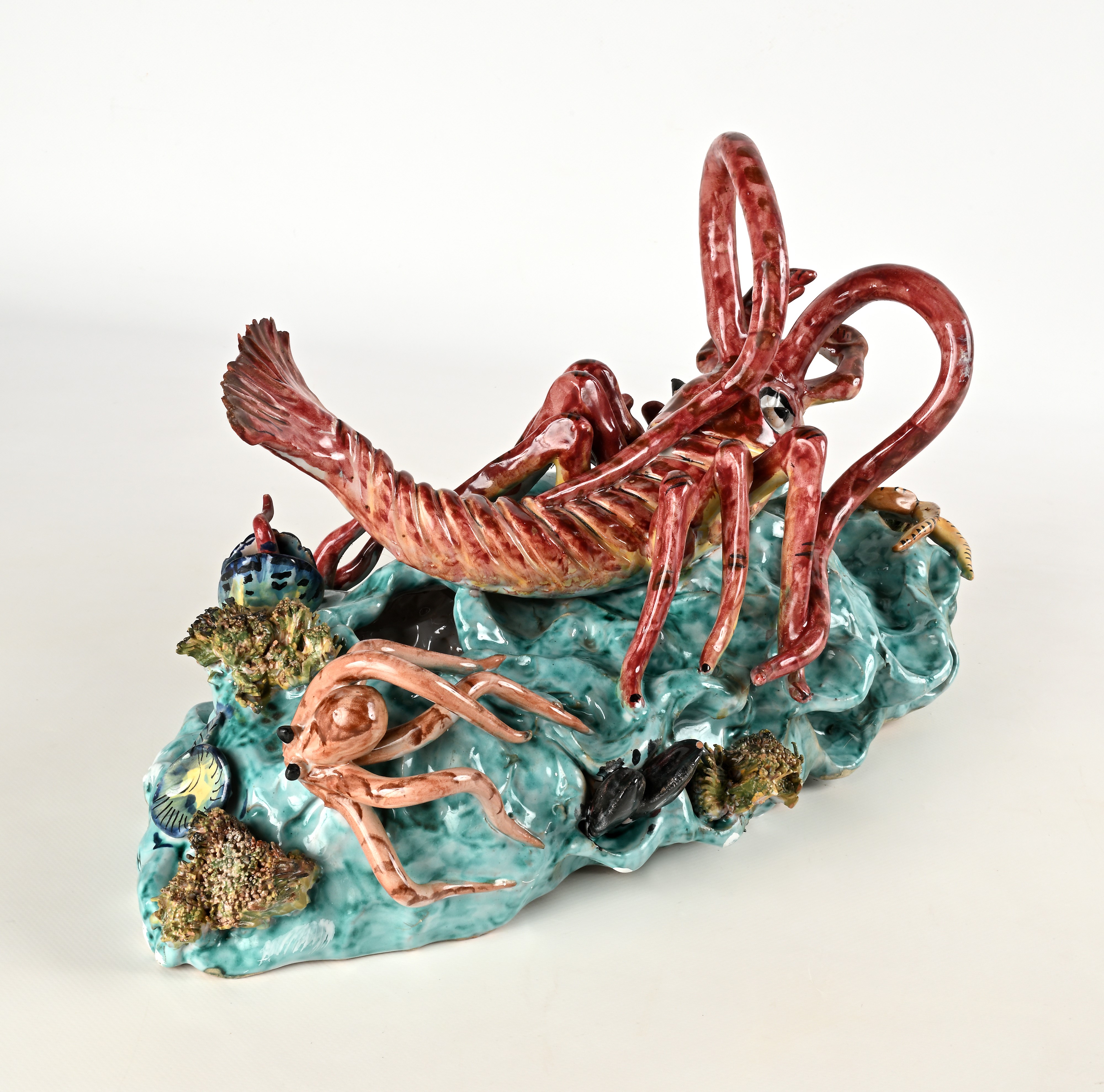 L'aragosta, Manifattura Ceramiche Avallone, Vietri sul Mare