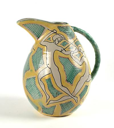 Grande Vaso Versatoio, Manifattura Pinto, Vietri sul Mare