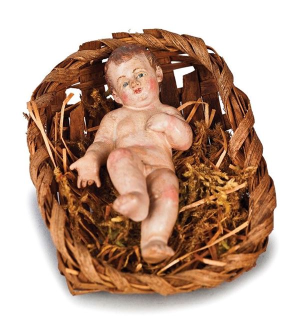 BAMBINELLO IN TERRACOTTA POLICROMA