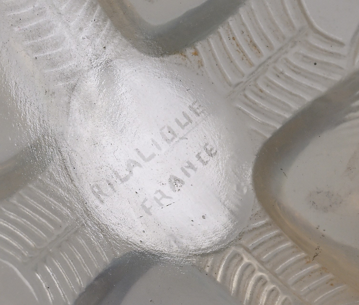 René Jules Lalique - Coppa in Vetro Opalescente con Decoro di Conchiglie