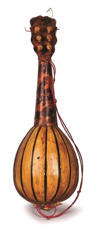 Mandolino in Legno Policromo
