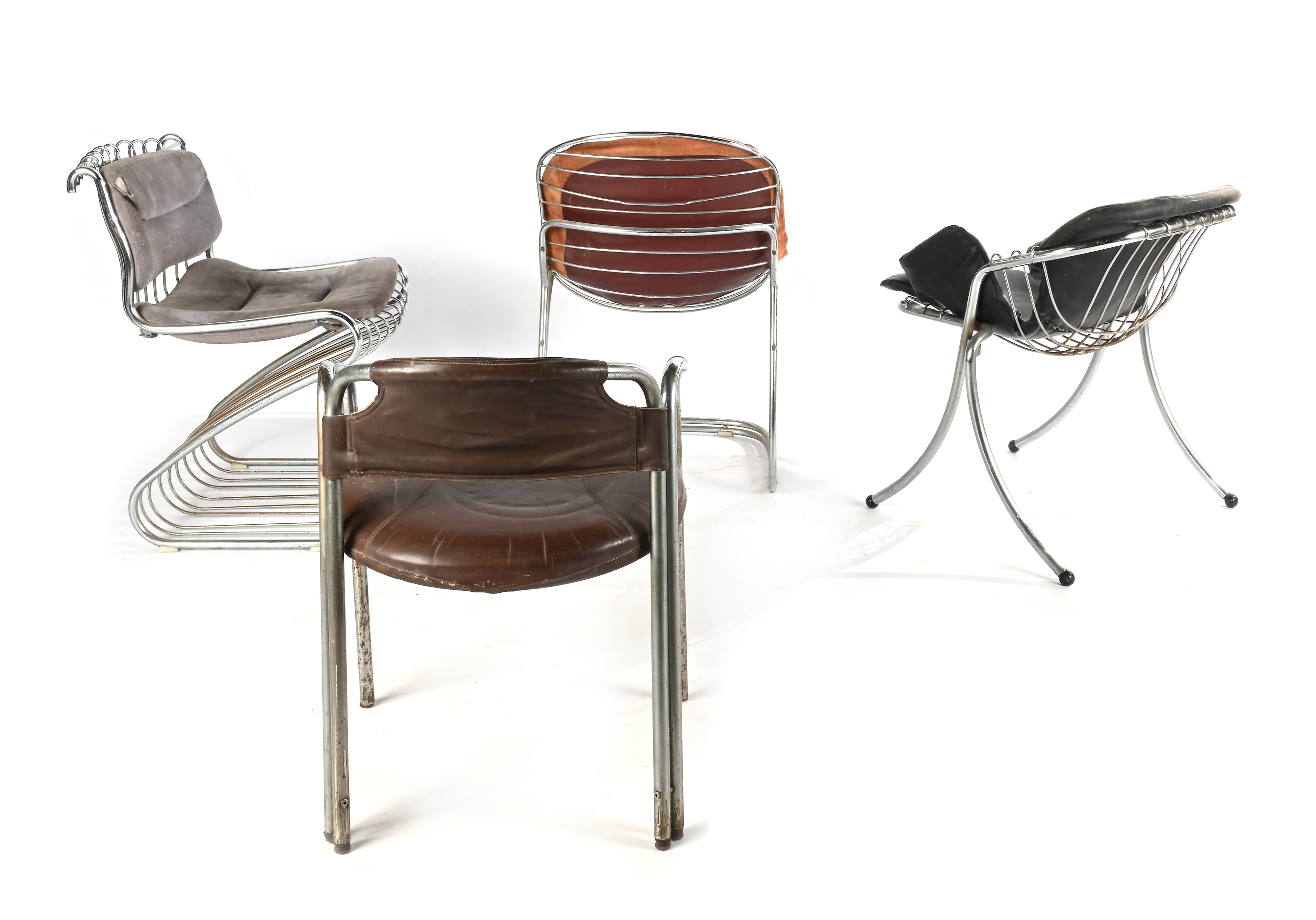 Lotto di quattro sedie di Gastone Rinaldi