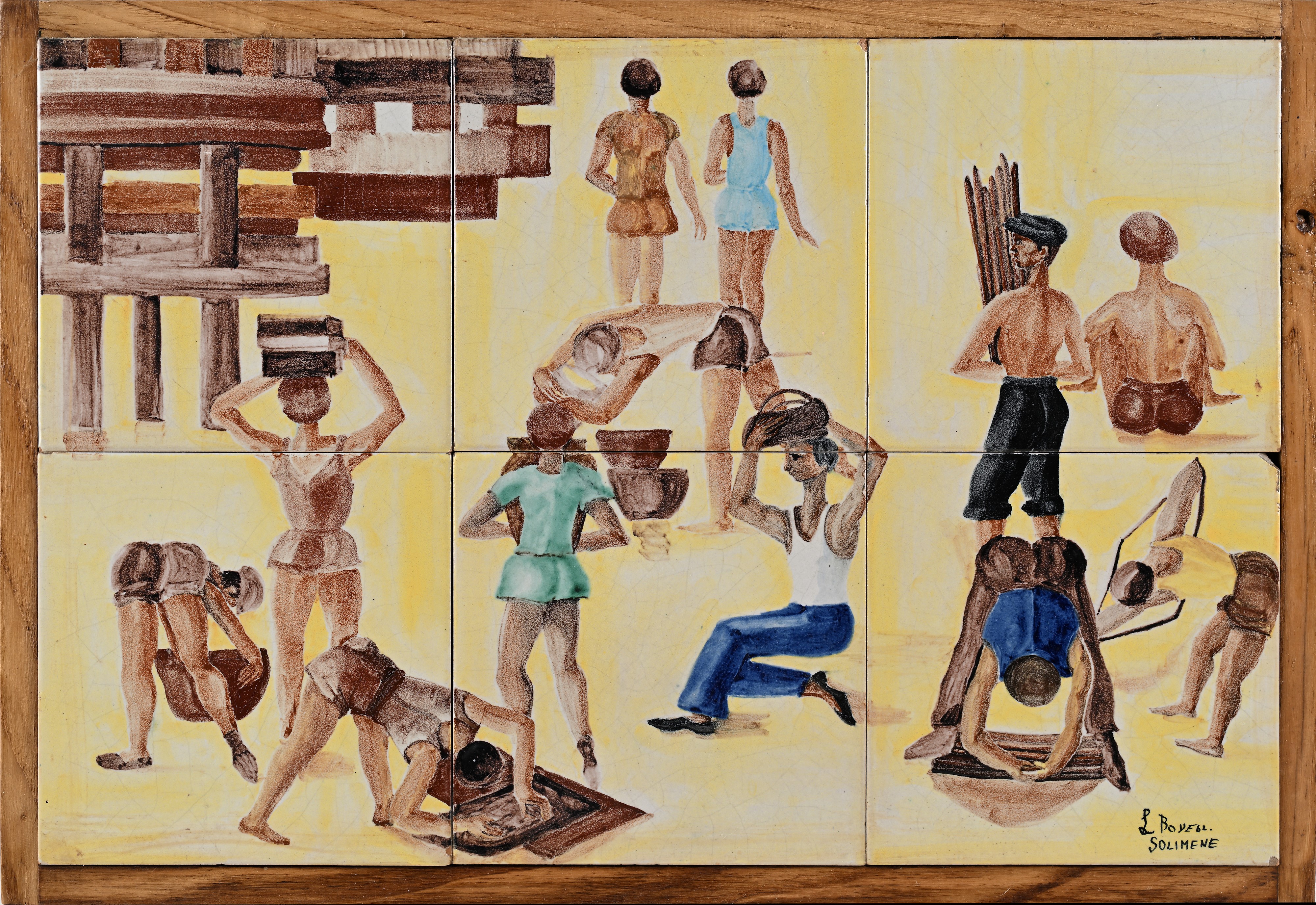 Sulla spiaggia, Manifattura Liliana Bove Solimene