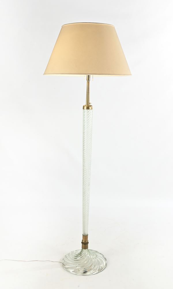 Carlo Scarpa - Lampada da terra modello n. 529, prod. Venini, Italia