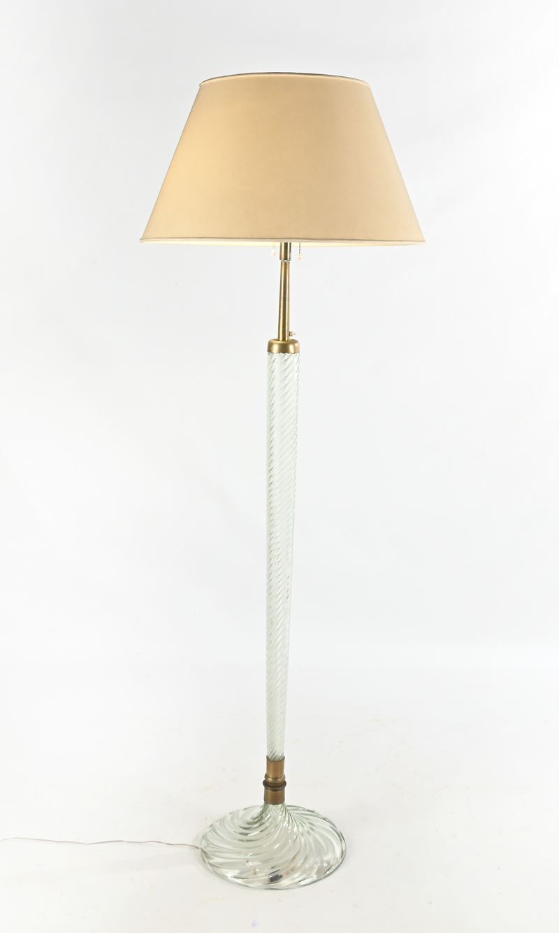 Lampada da terra modello n. 529, prod. Venini, Italia