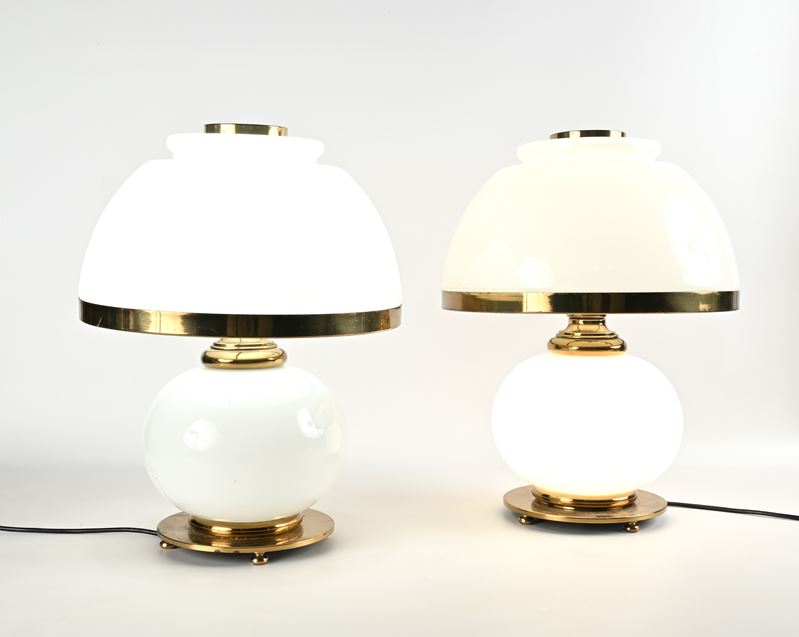 Coppia di lampade da tavolo