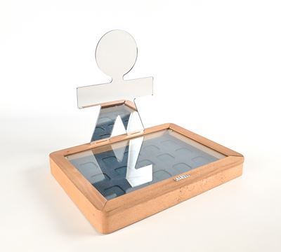 Specchiera dalla Serie Girotondo, Produzione Alessi