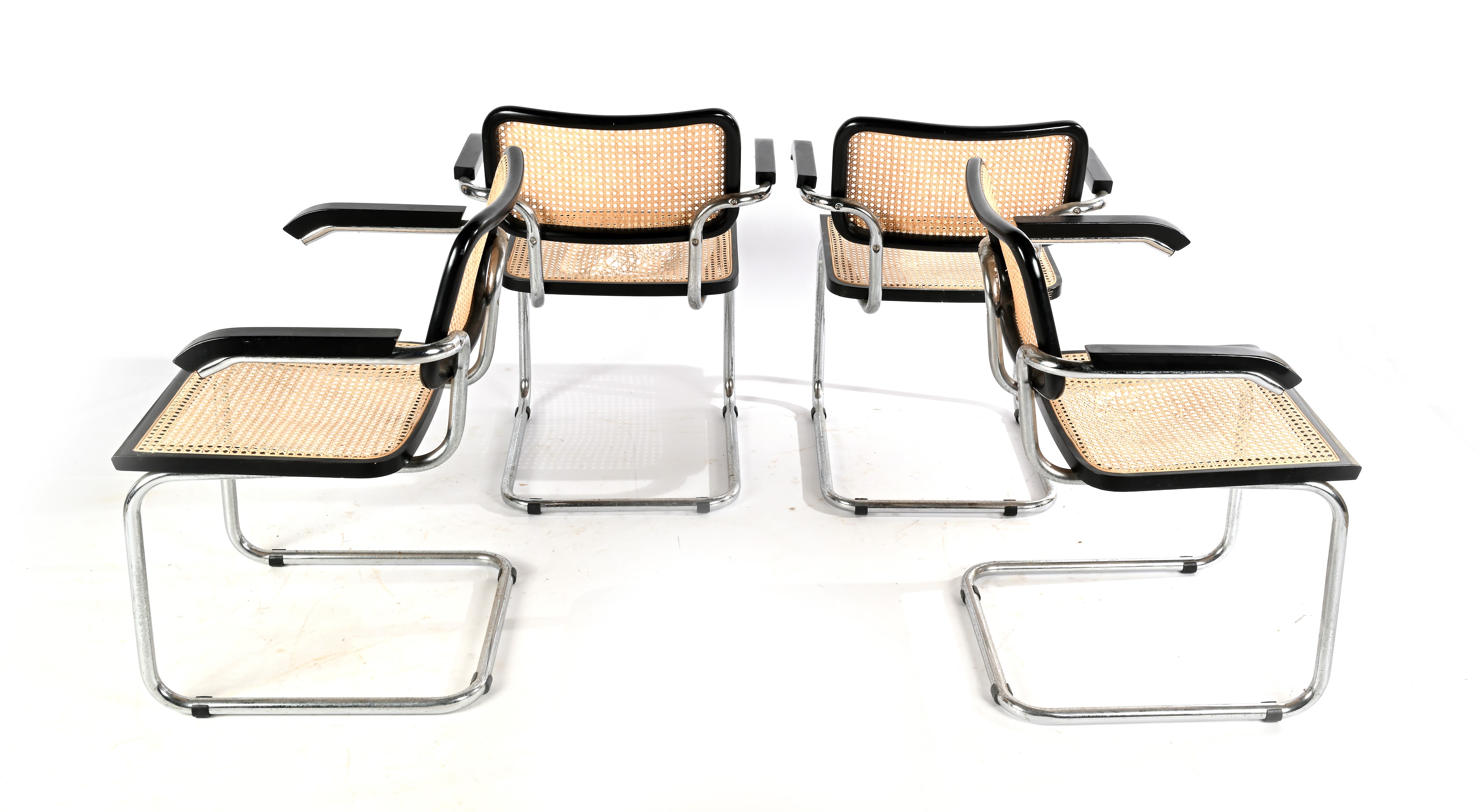 Quattro sedie modello Cesca