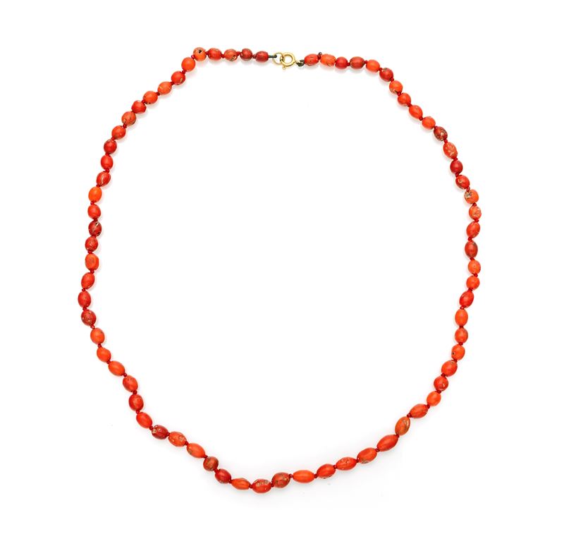 Collana in Corallo ed Oro