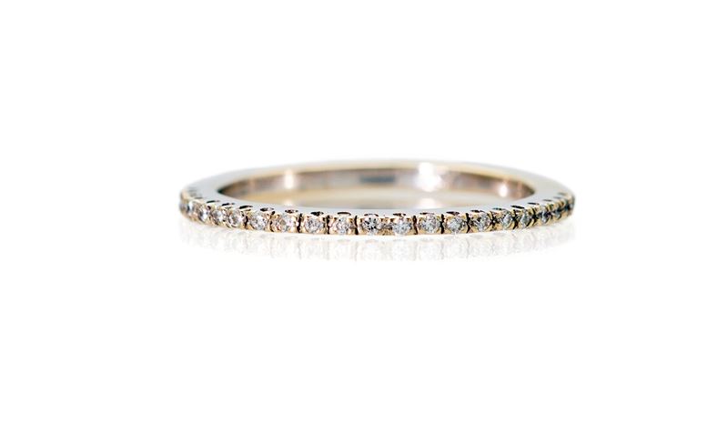 Anello a Riviera in Oro e Brillanti