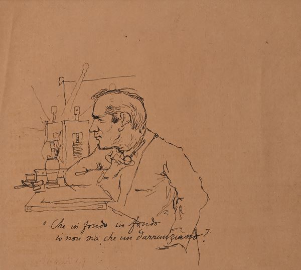 Senza titolo (Che in fondo in fondo io non sia un d'Annunziano?"