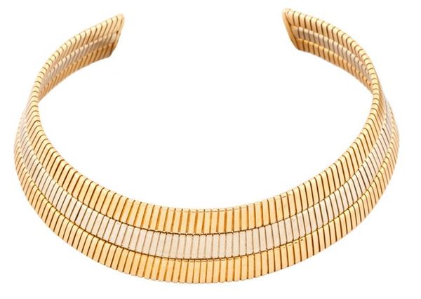Collier oro Bulgari Tubogas