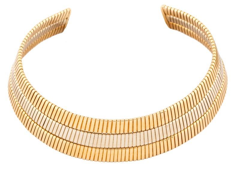 Collier Oro Bulgari Tubogas