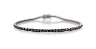 Bracciale Tennis da Uomo in Oro e Brillanti