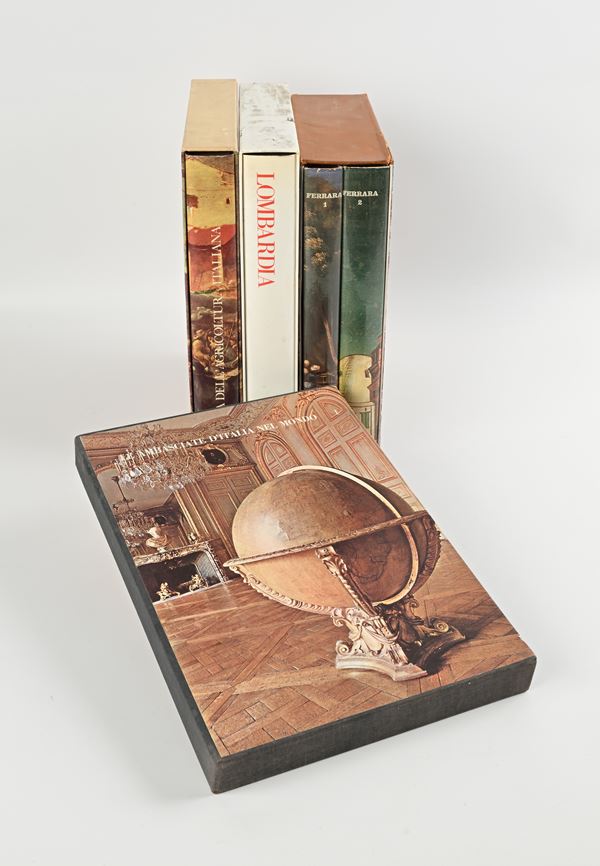 Lotto di 4 volumi d'arte