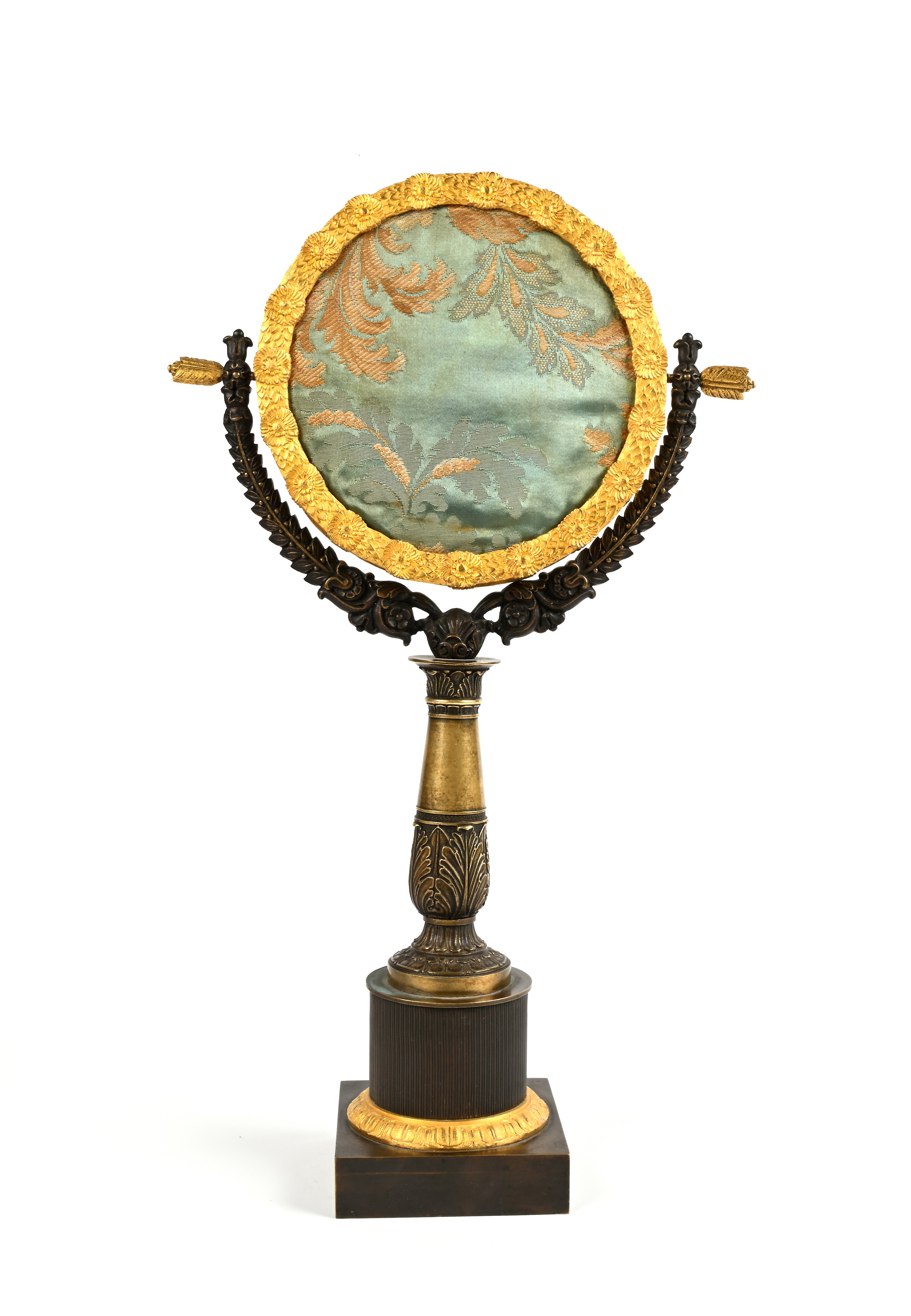 Psiche da tavolo in bronzo a doppia patina, Francia, Napoleone III