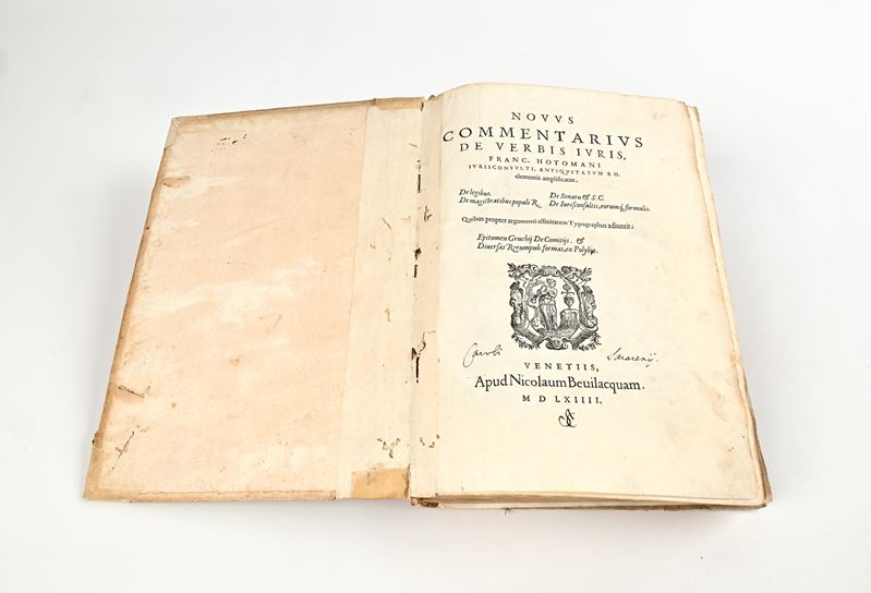 François Hotman (Franciscus Hotomanus) - Novus Commentarius de verbis iuris