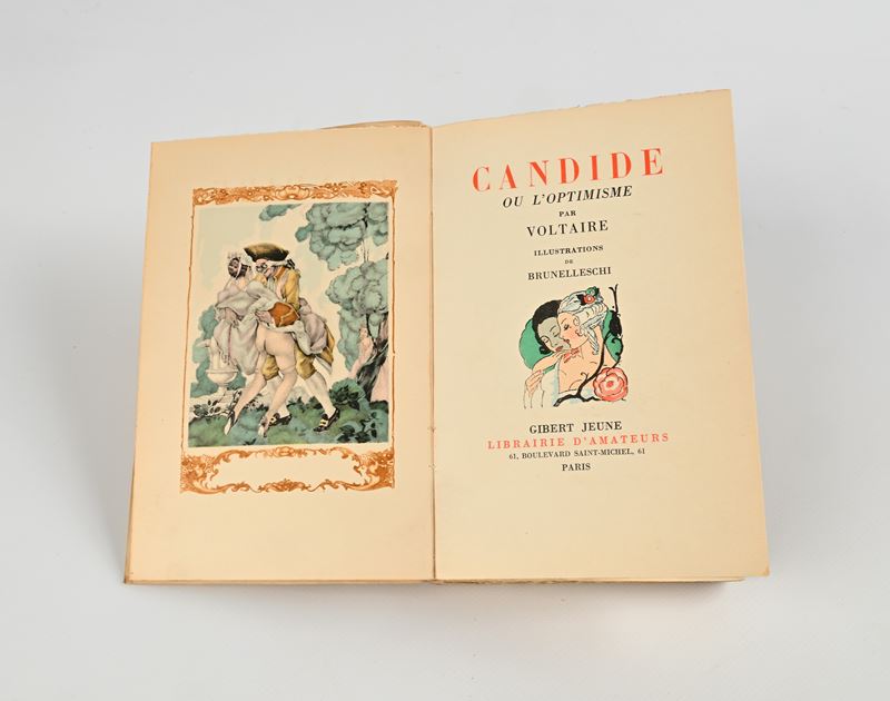 Brunelleschi, Candide ou l'Optimisme par Voltaire. Illustrations