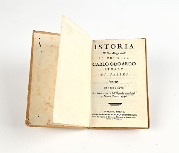 Istoria di Sua Altezza Reale Il Principe Carlo Odoardo Stuart di Galles