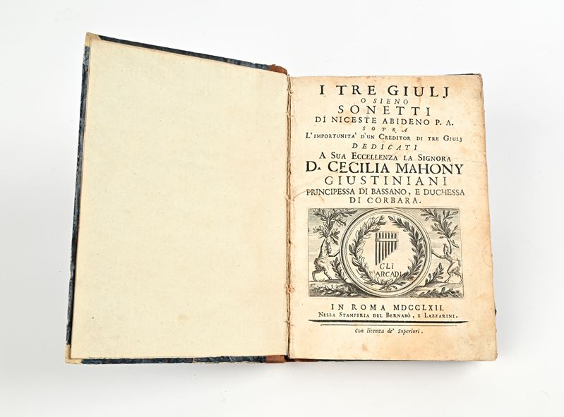 Giovanni Battista Casti (Niceste Abideno), I tre Giulj o sieno sonetti sopra l'importunità d'un c...