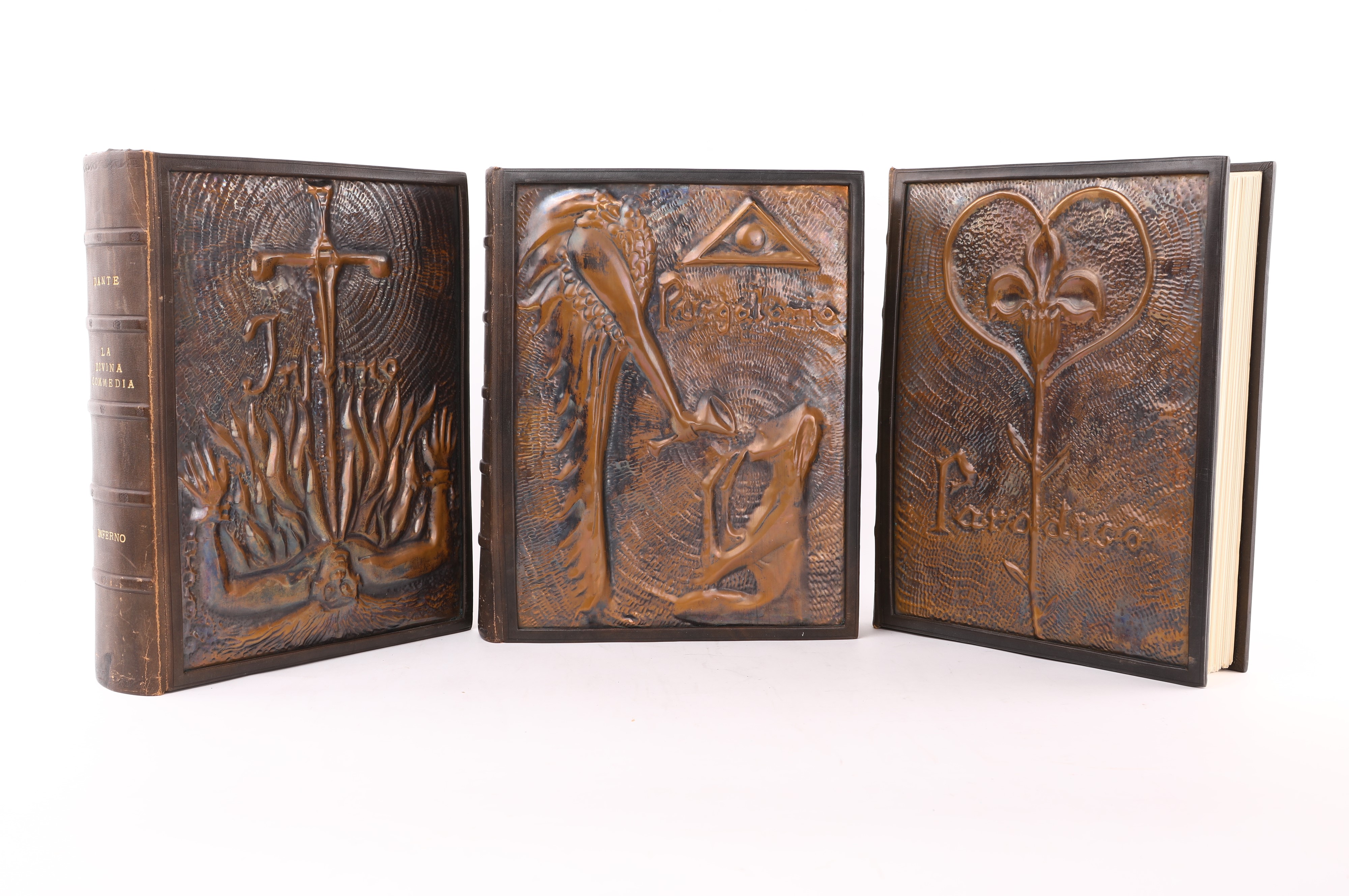 Divina Commedia con illustrazioni di Salvador Dalì. In edizione lusso a tiratura limitata con leg...