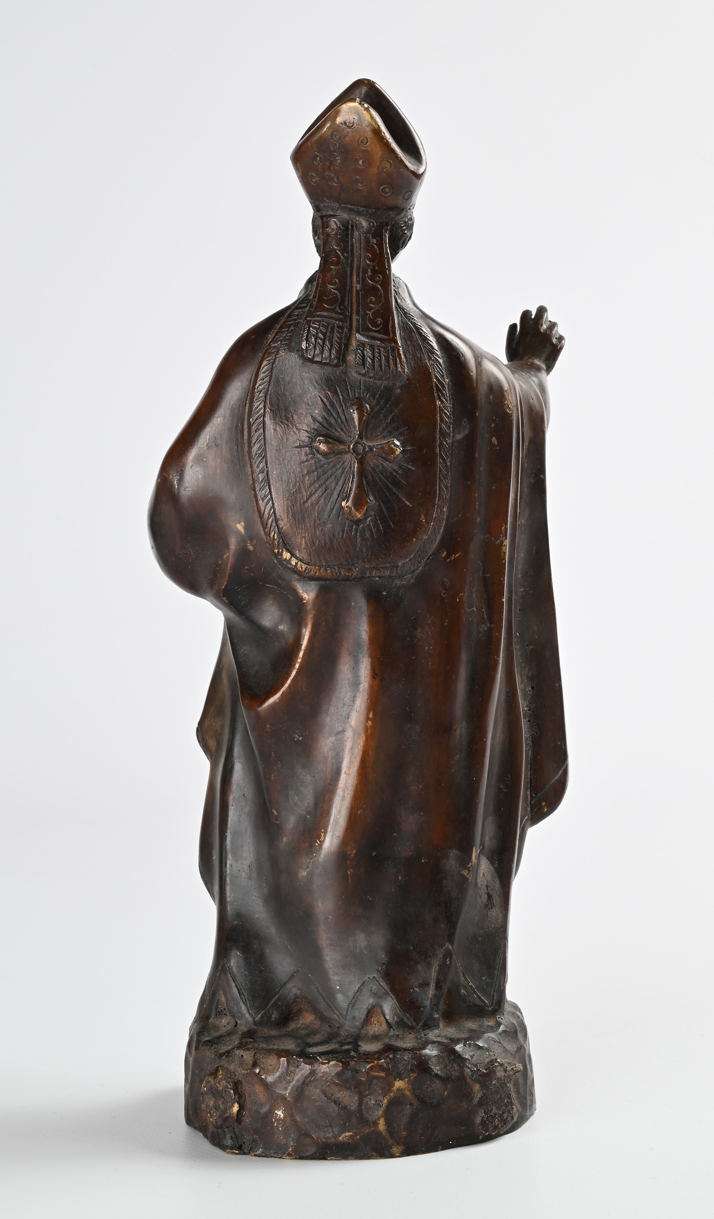 Scultura in bronzo raffigurante San Gennaro Vescovo, fine del XIX secolo