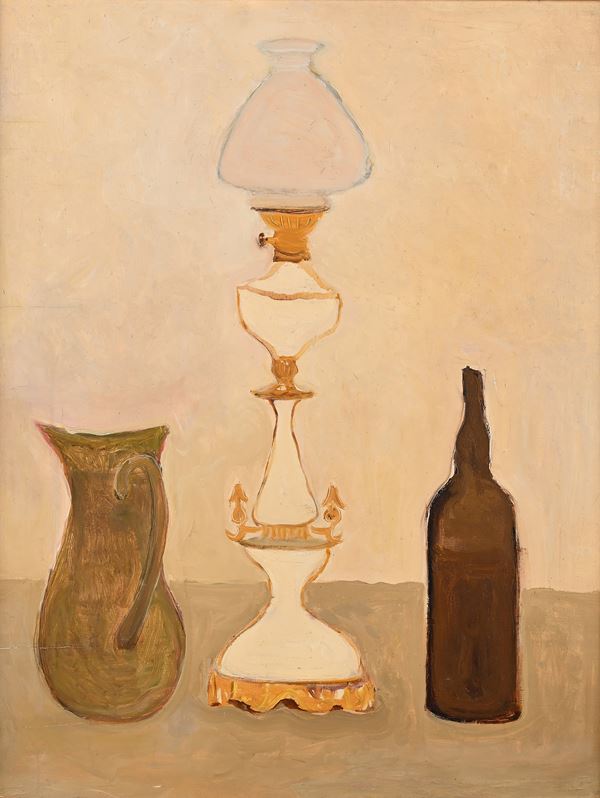 Carlo Quaglia - Torciera, bottiglia e brocca