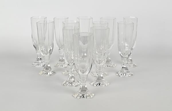 Servizio da 12 bicchieri in cristallo di Christian Dior