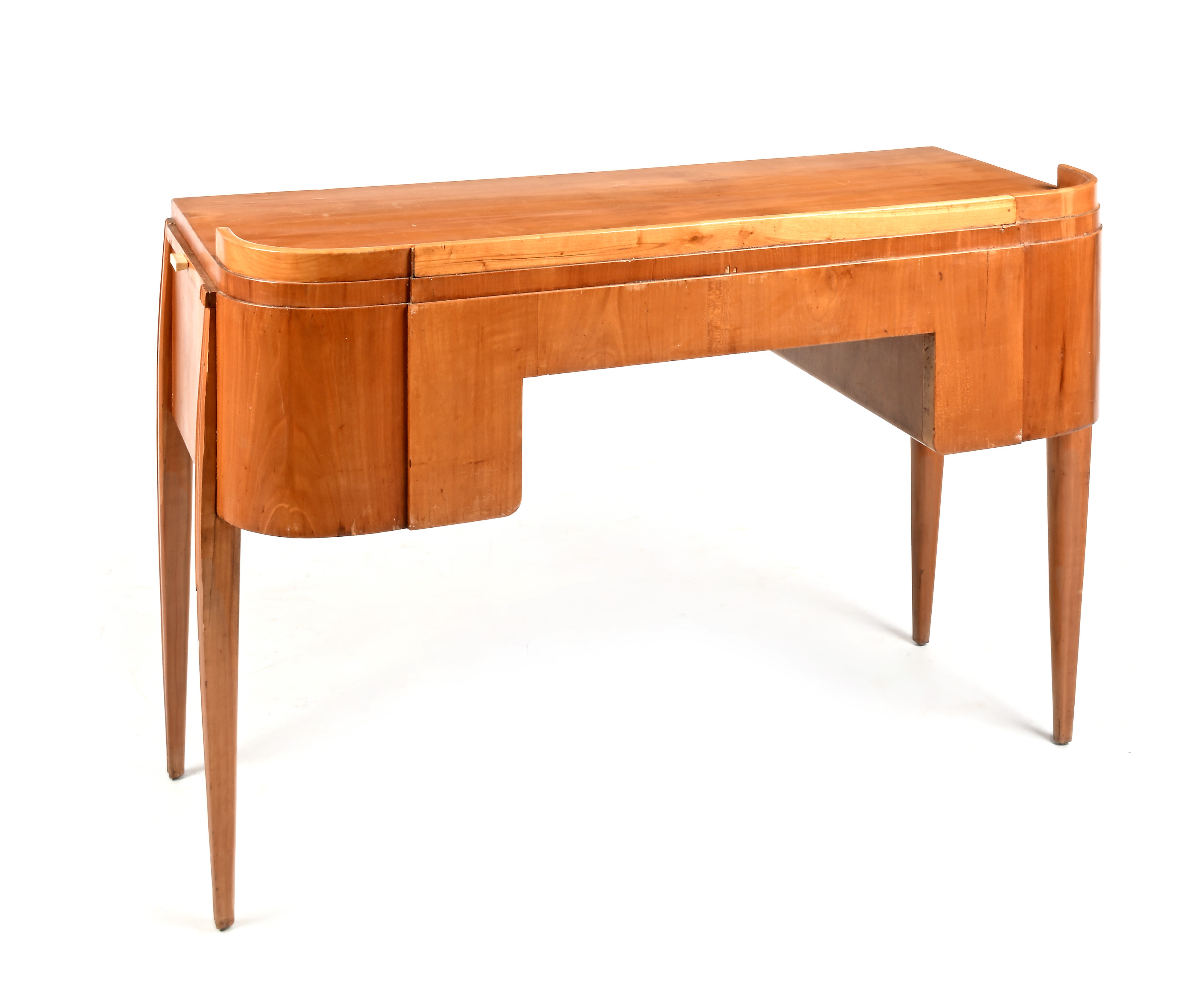 Delizioso scrittoio di manifattura Francese con 5 cassetti e due piani estraibili laterali