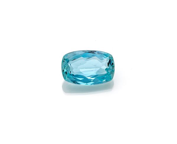 Acquamarina naturale taglio cuscino ct 3,55
