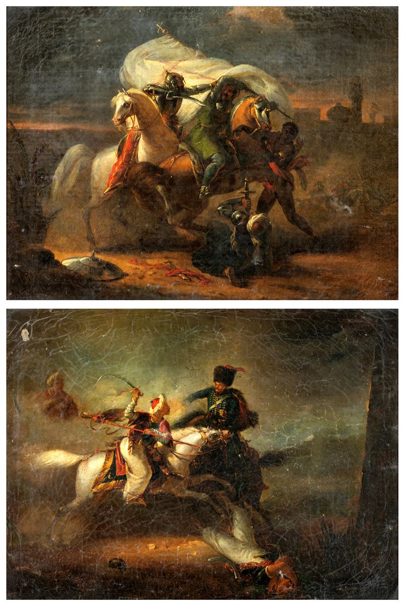 Coppia di Battaglie - Scontro tra cavalieri